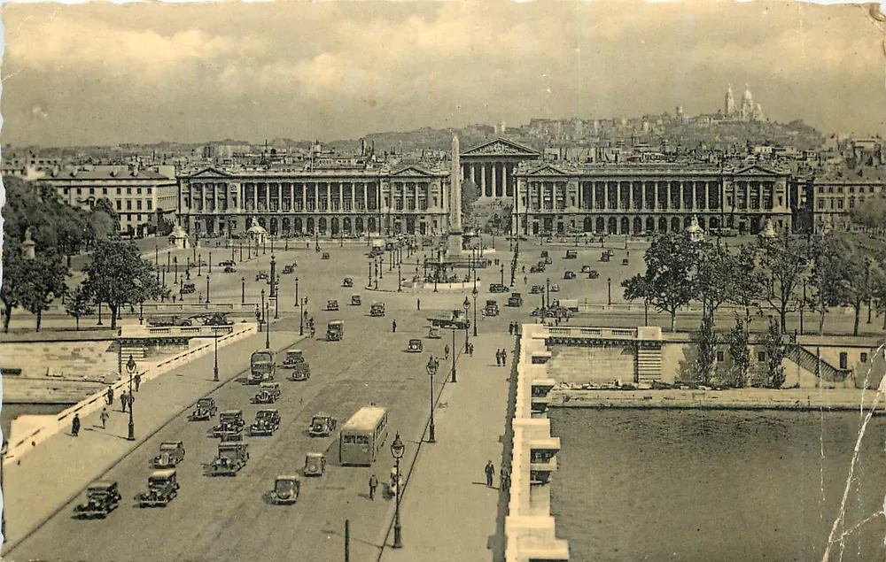 Paris — Ponte e Praça da Concorde — Edição Glatigny - Frente