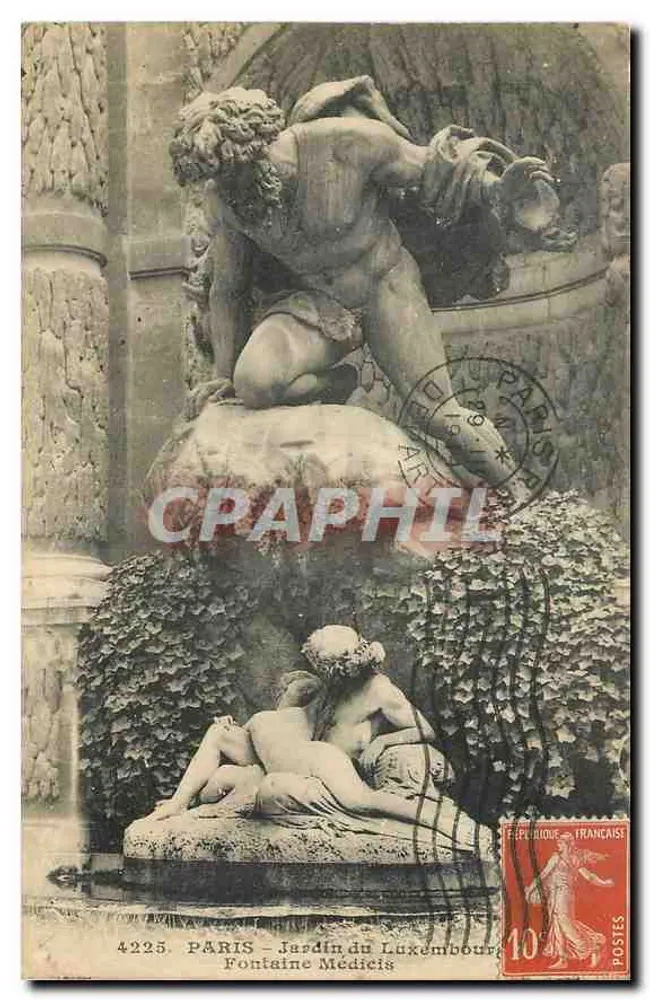 Paris - Jardin du Luxembourg — Fontaine Médicis — Craphil, n°4225 - Vorderseite