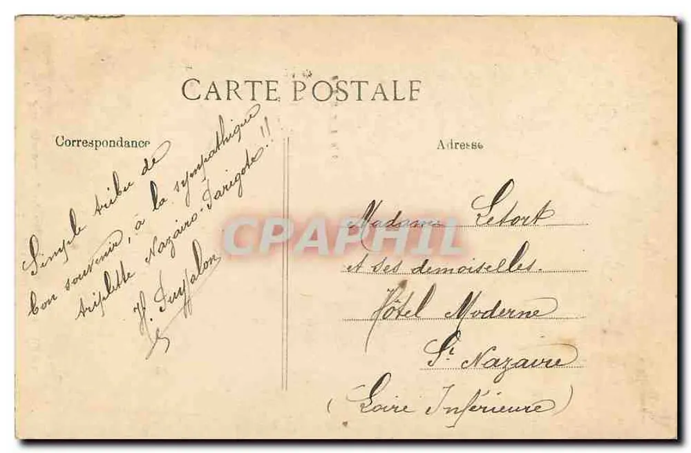 Paris - Jardin du Luxembourg — Fontaine Médicis — Craphil, n°4225 - Rückseite