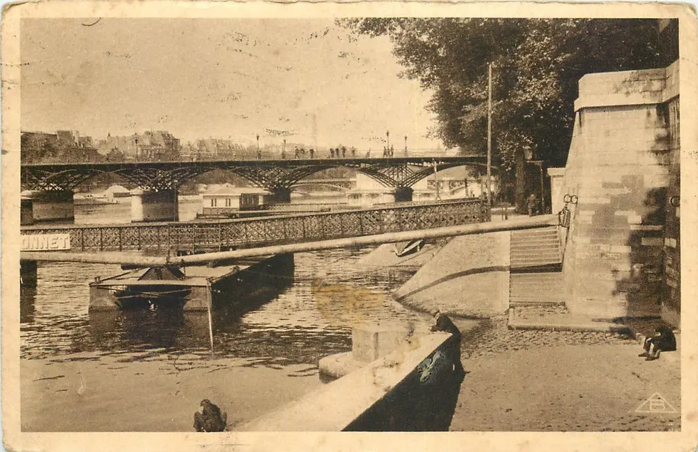 Ponte dos Artes — Paris — Edição S.P.P. N° 89 - Frente