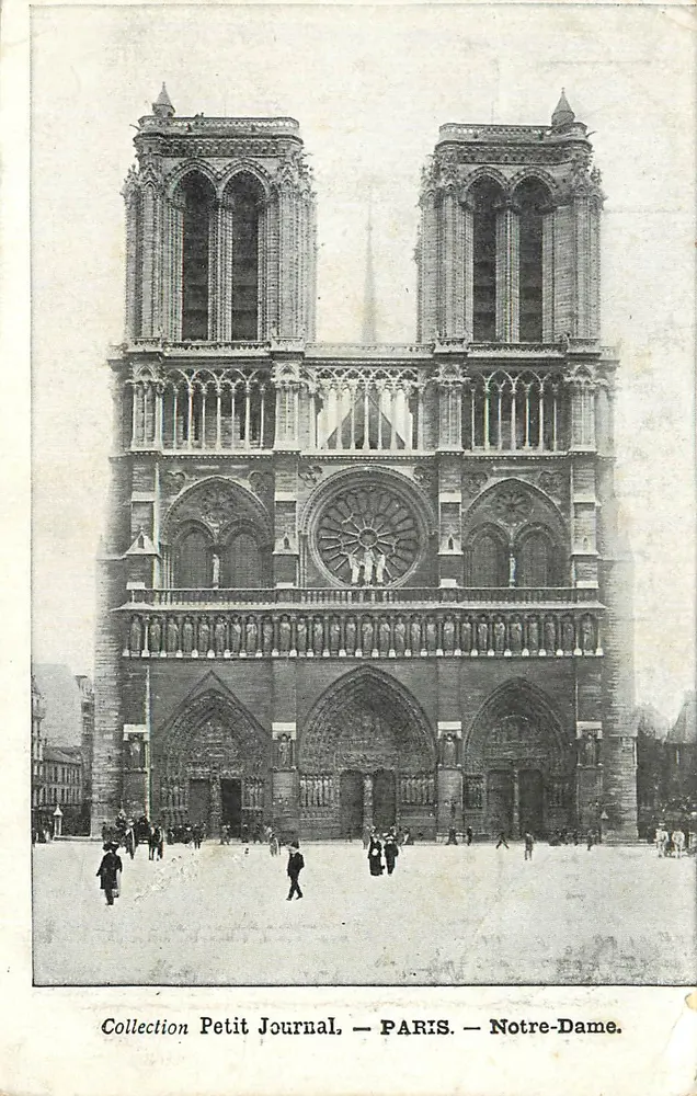 Parijs — Kerk van Notre-Dame — Collectie Petit Journal - Voorkant