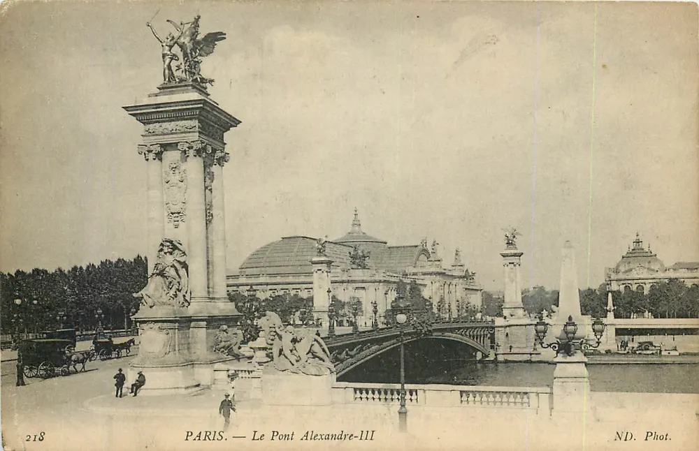 Paris — O Ponte Alexandre-III — ND. Fot. n°218 - Frente