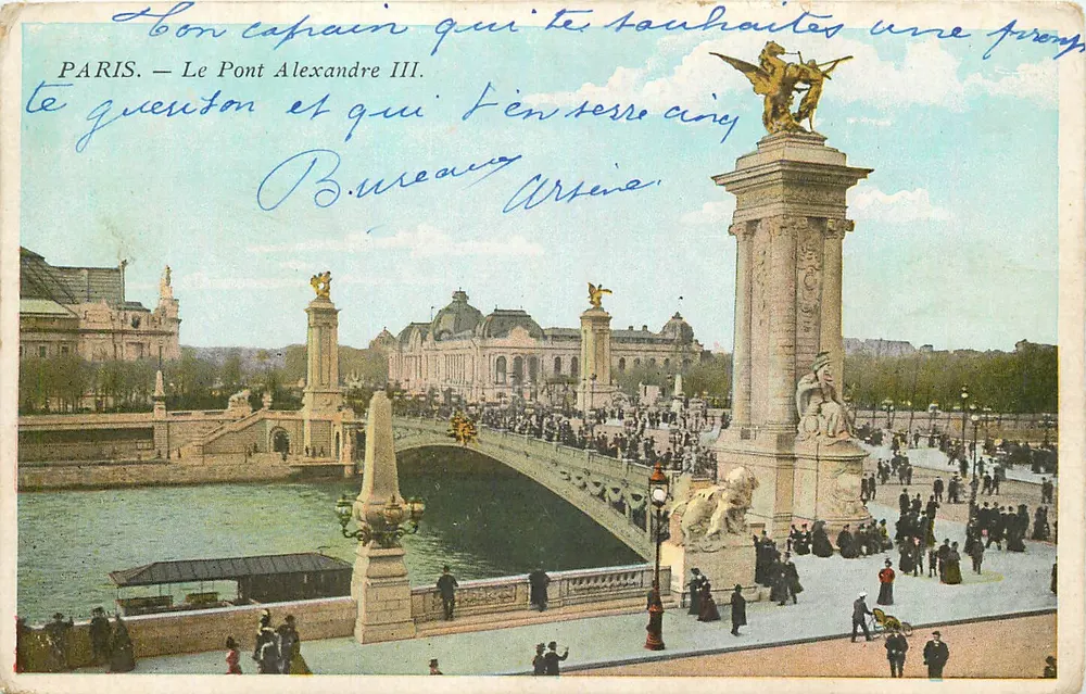 Paris — O Pont Alexandre III — Bureau Arnaud - Frente