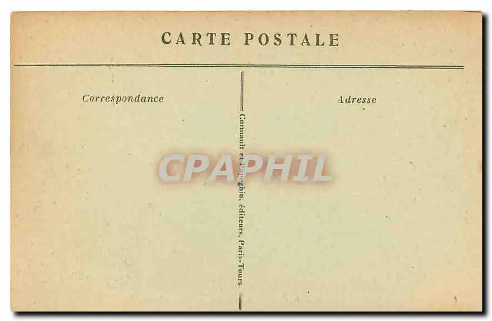Paris — La Place de la Bastille und die Säule von Juli — A.P. - Rückseite