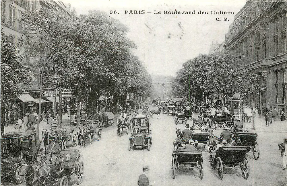 PARIS — O Boulevard dos Italianos — C.M. n°96 - Frente