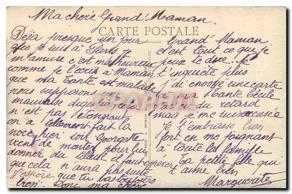 Paris — City Hall — Publisher: Graphil, no. 42 - Back