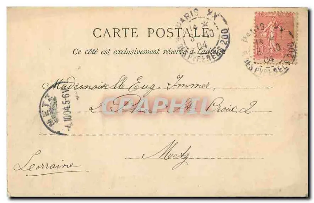 PARIS — A Bolsa — Editor desconhecido, n° 18 - Verso