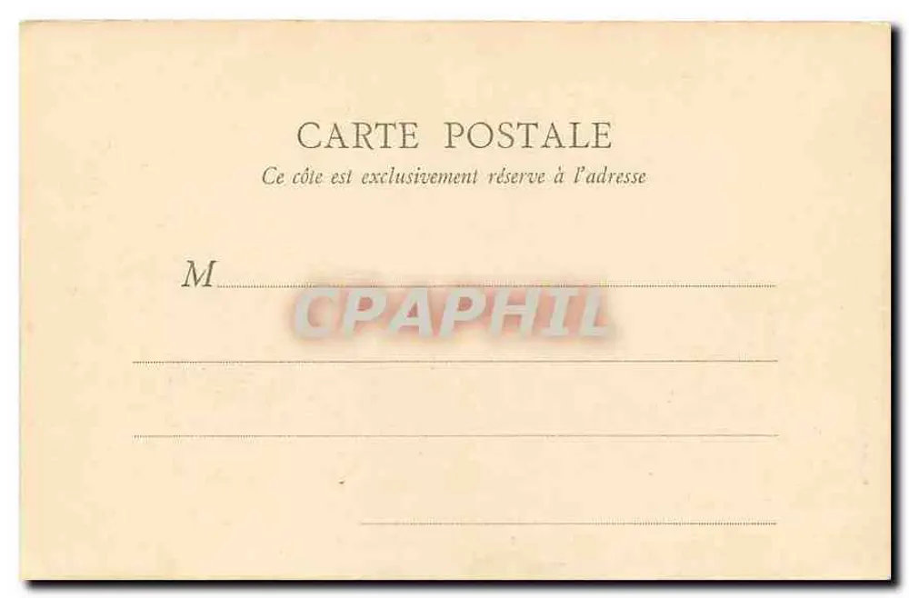 PARIS — Grade do Parc Monceau — E. F. PARIS, n° 117 - Verso