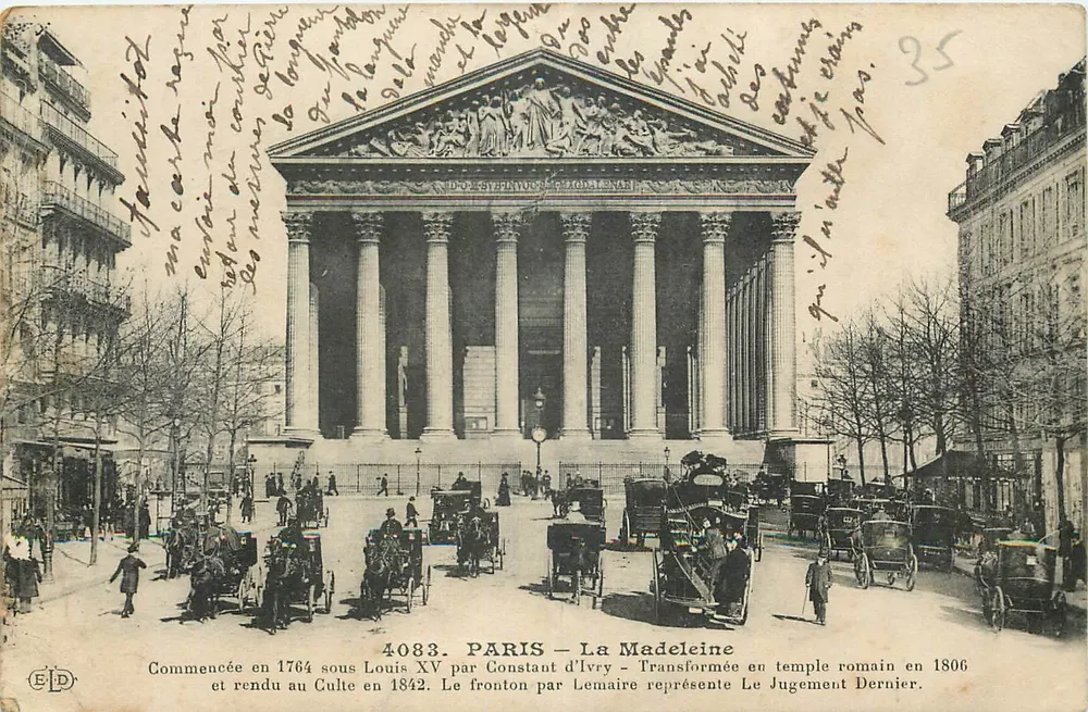 PARIS — La Madeleine — Éditeur E.D. n°4083 - Vorderseite