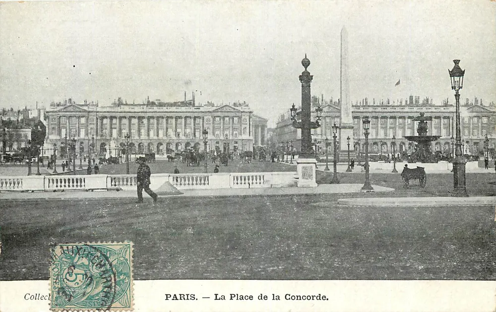 PARIS — A Place de la Concorde — Collect. Paris - Frente