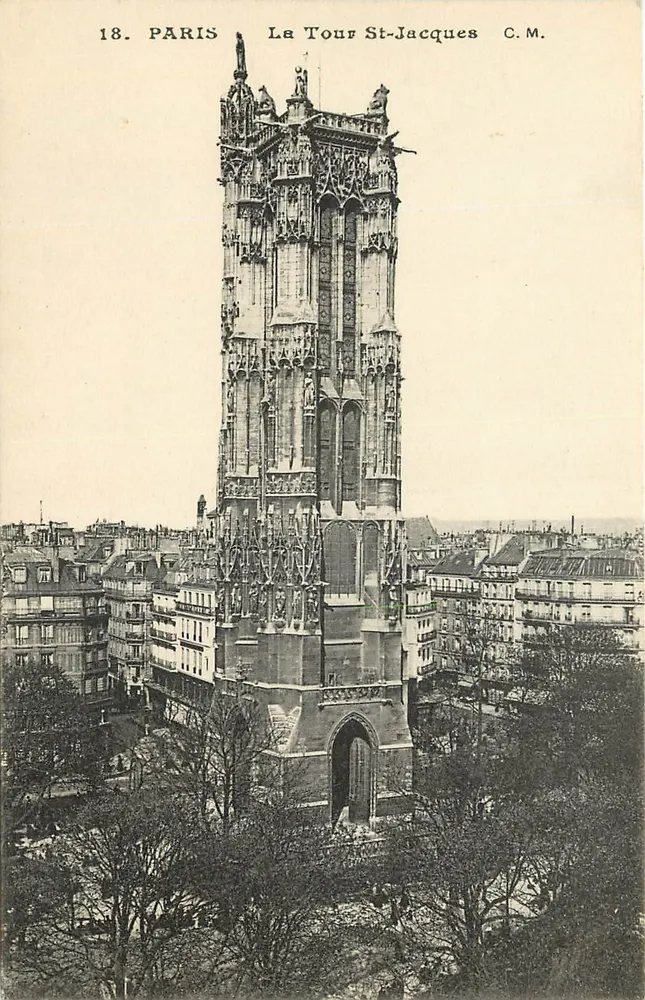 Paris — Torre Saint-Jacques — C.M. n°18 - Frente