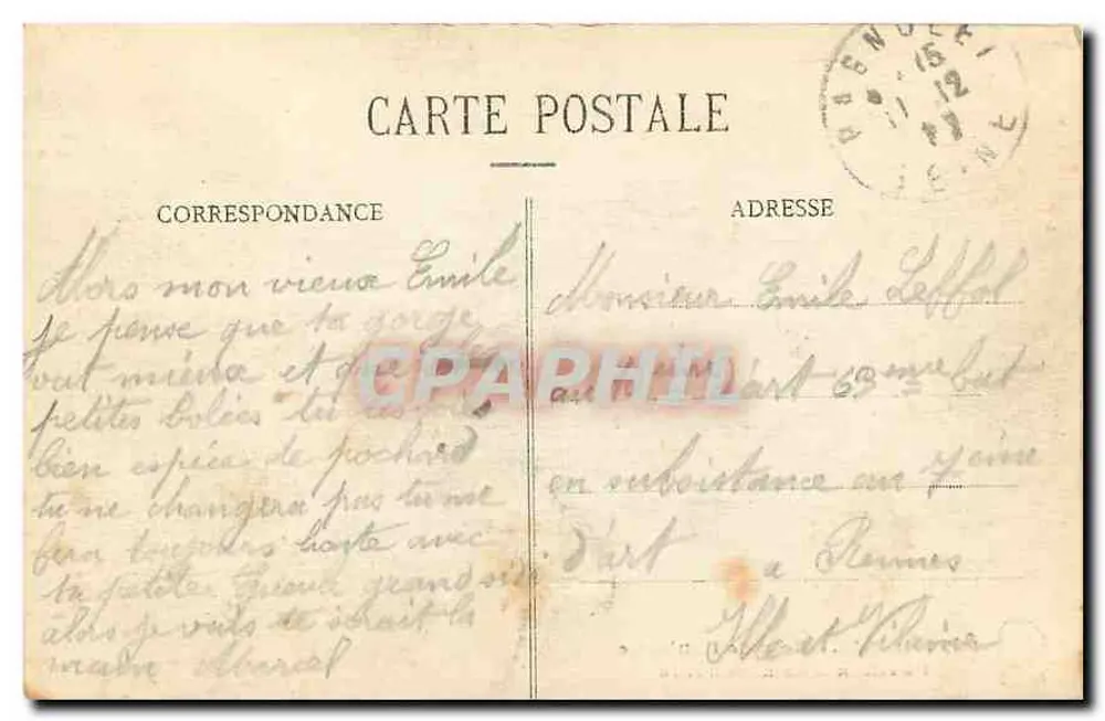 Boulogne-Wäldchen — Pavillon Armenonville — Paris - Rückseite