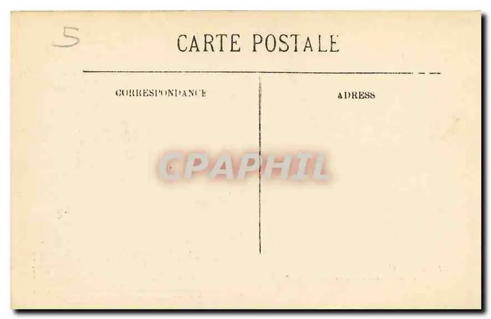 Fontainebleau — Le Palais. L'Acte d'Abdication de Napoléon Ier — LL n°491 - Verso
