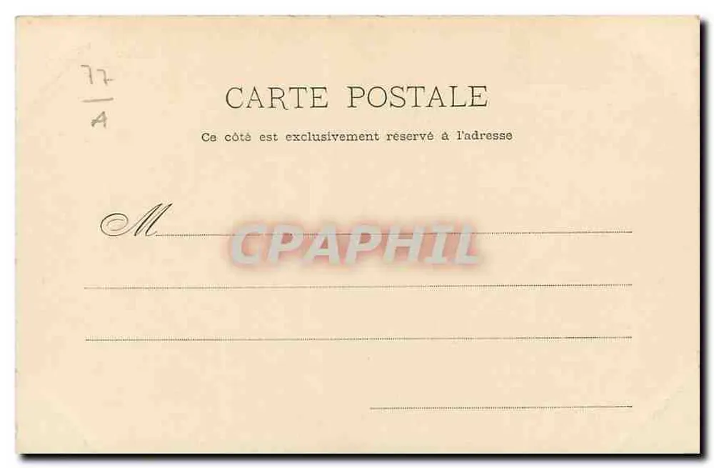 Palais de Fontainebleau — Chapelle de la Trinité — A. Siron, phot.-édit., Barbizon (S.-et-M.) - Verso