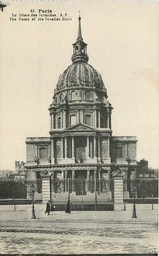 O Domo dos Invalidos — Paris — A.P. - Frente