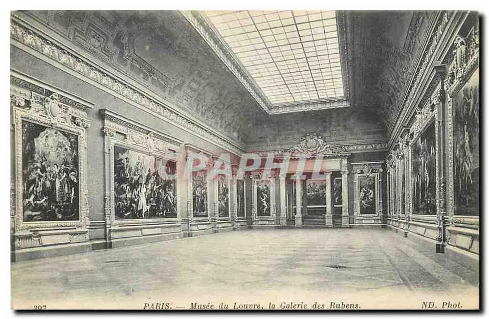 Paris — Musée du Louvre, la Galerie des Rubens — ND. Phot. - Recto