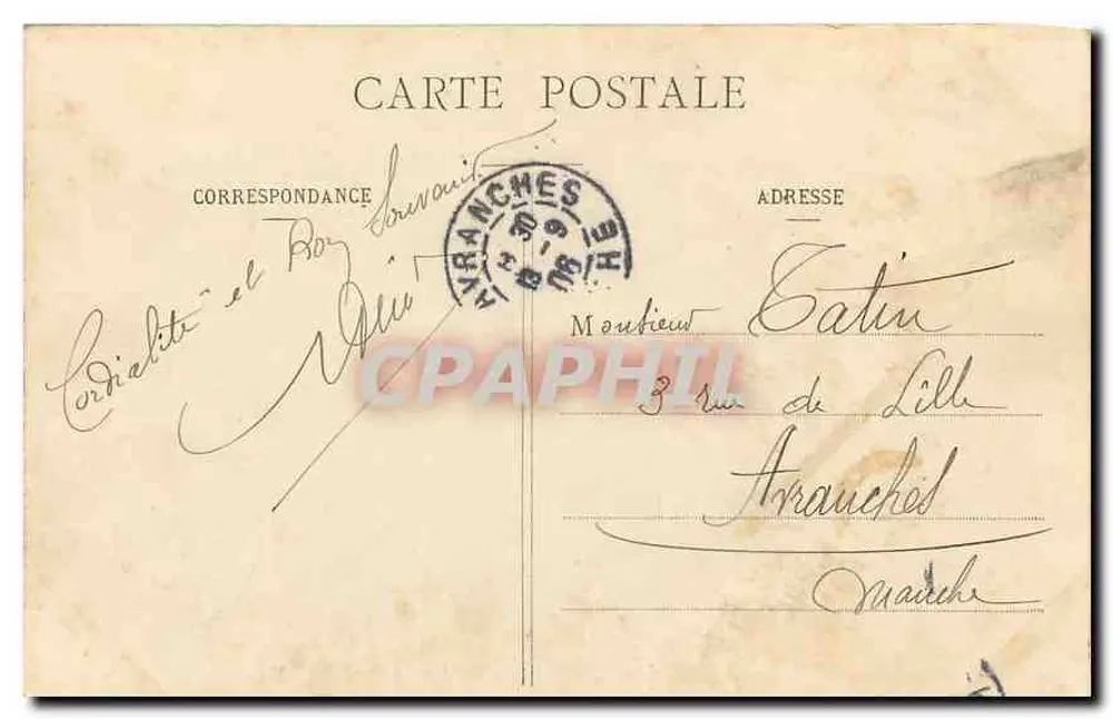 Paris - The Boulevards - Porte St-Martin — anonymous publisher, n° 76 - Back