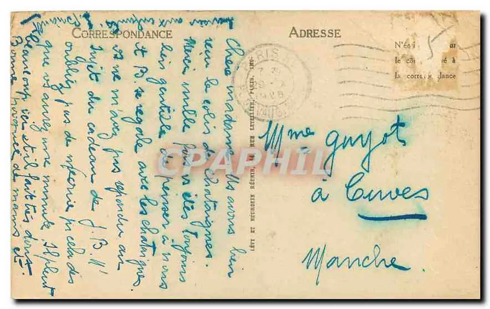 Paris — Fachada da Igreja Notre-Dame — ND — n°97 - Verso