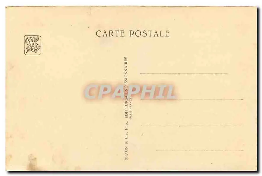 Palast der Metropolitischen Abteilung — Internationale Kolonialausstellung — Paris 1931 - Rückseite