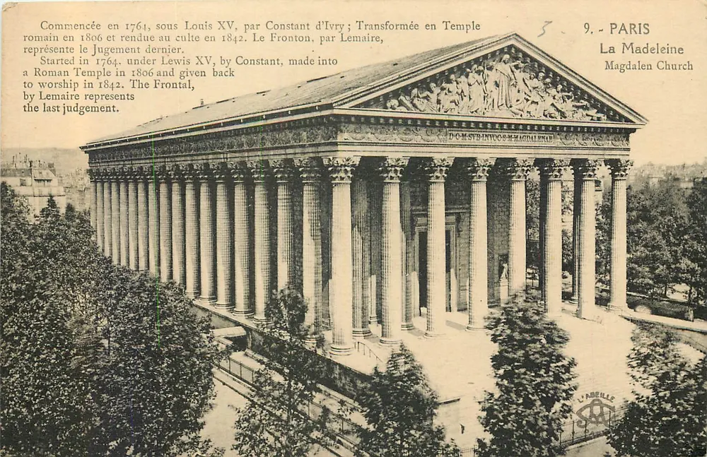 Paris - A Madeleine - Editora L'Abellie - Frente