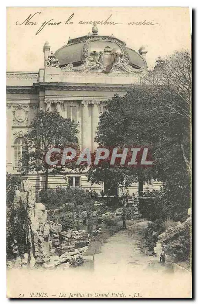 PARIS — Les Jardins du Grand Palais — LL. — n°34 - Recto