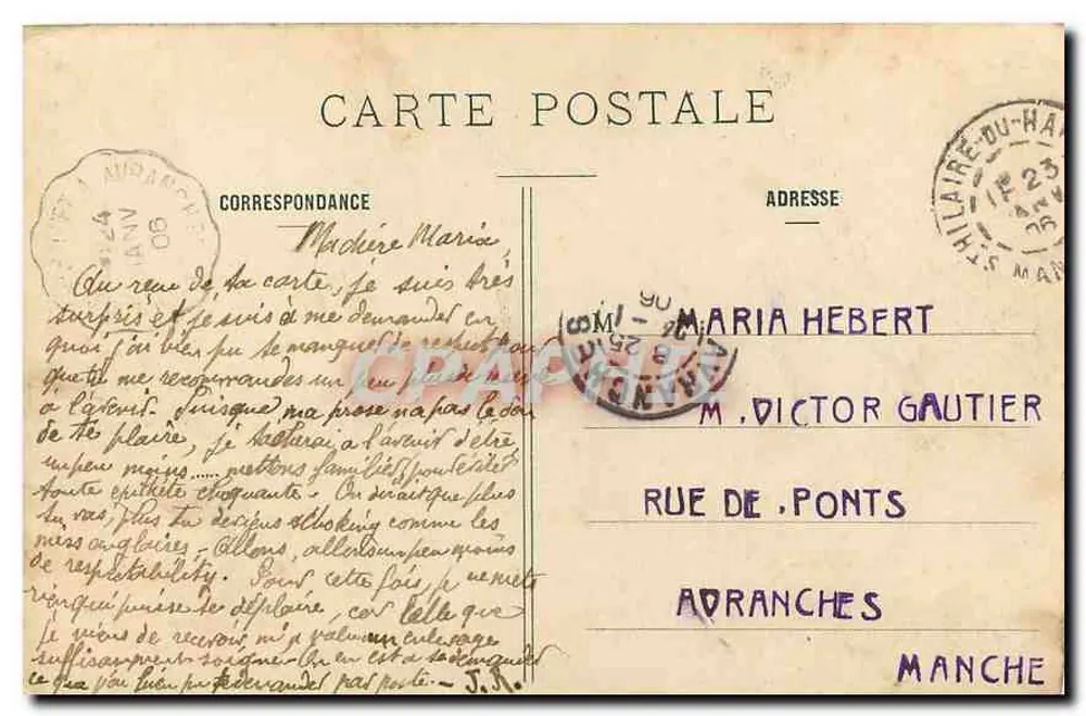 Parigi - Chiesa della Madeleine — Cartolina d'epoca n°98, editore non visibile - Verso