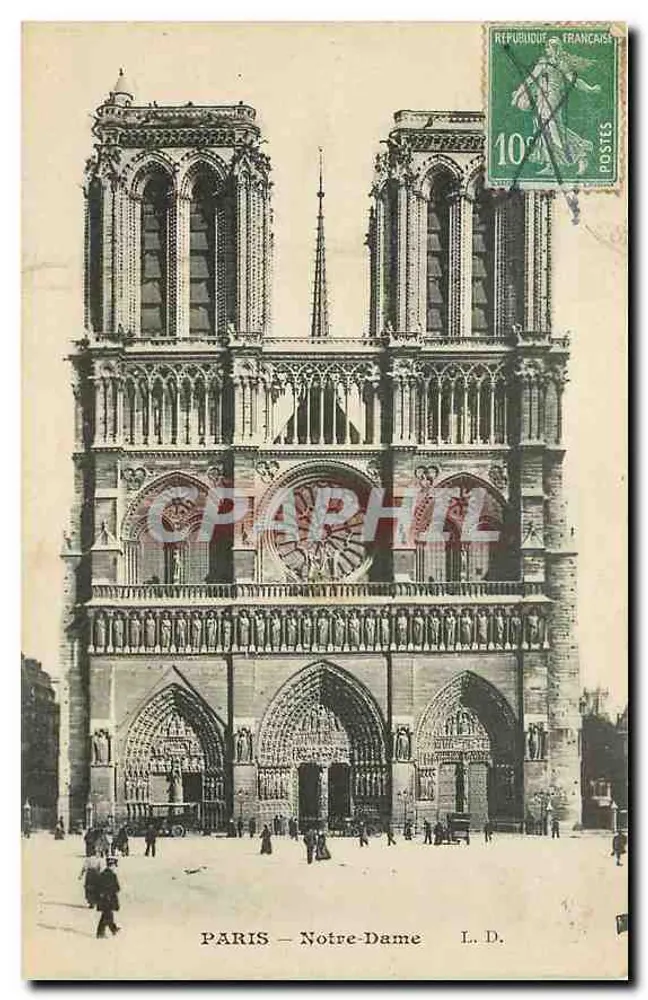 PARIS — Notre-Dame — L. D. - Frente