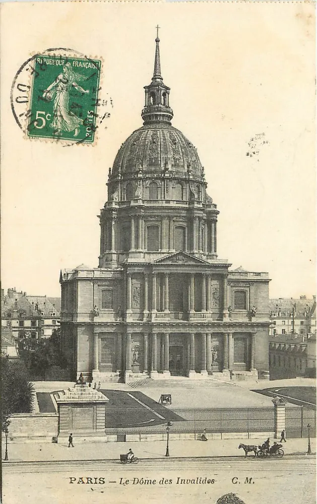 Paris — O Dôme dos Invalidos — C. M. - Frente
