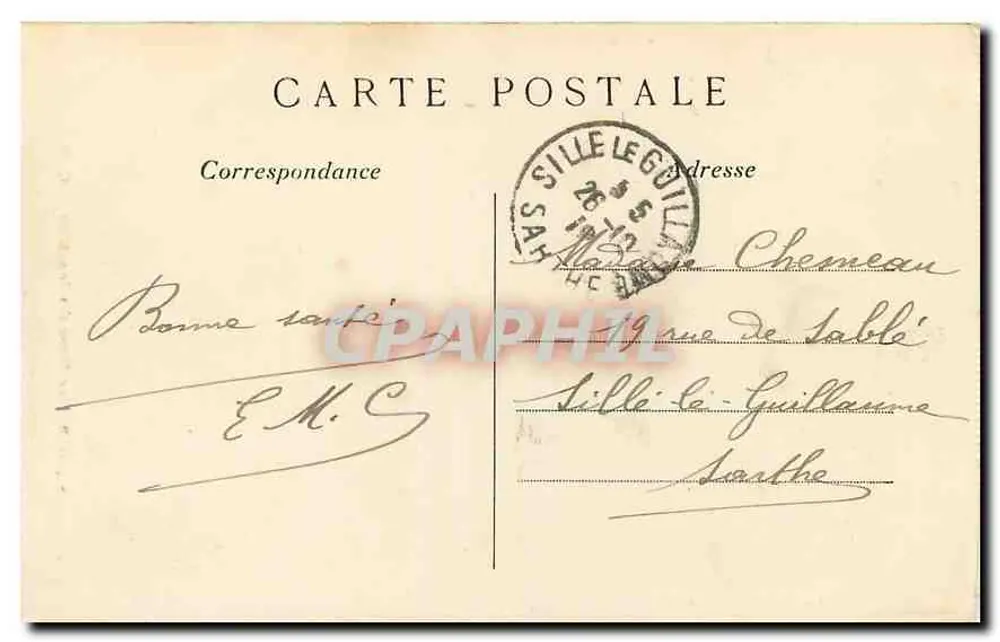 Paris — O Dôme dos Invalidos — C. M. - Verso