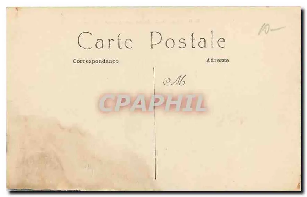 Paris — A Place de la Concorde — M. D. - Verso