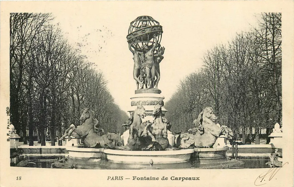 Paris — Fontaine de Carpeaux — B.F. Paris, n°18 - Frente