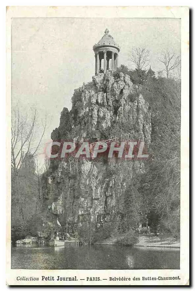 Belvédère der Buttes-Chaumont — Paris — Sammlung Petit Journal - Vorderseite