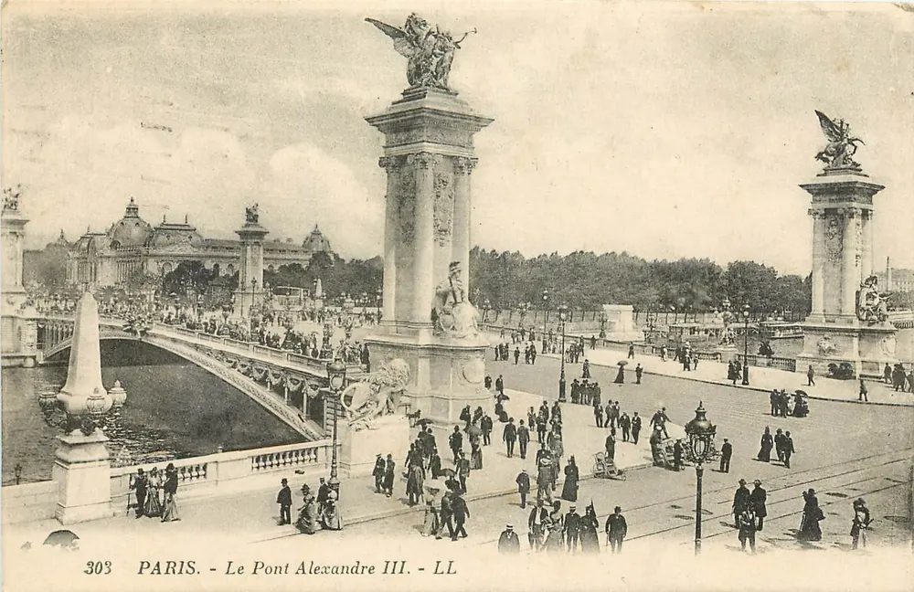 Paris - O Ponte Alexandre III — LL, n° 303 - Frente