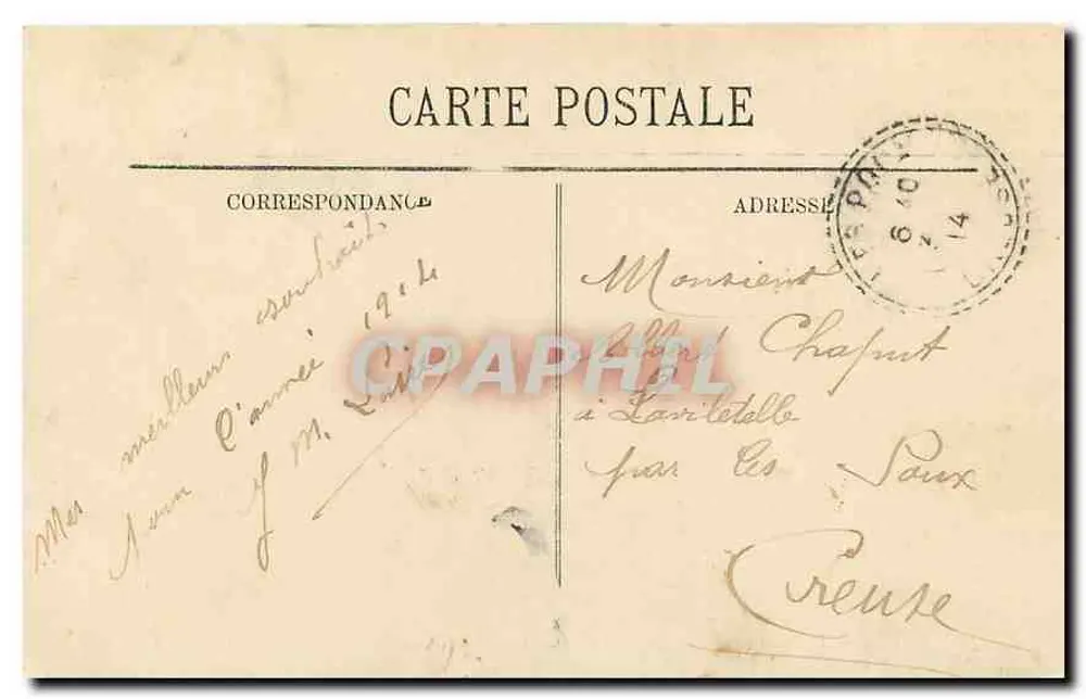 Paris — Île Saint-Louis — Der Quai d'Orléans und Notre-Dame — LL. — 674 - Rückseite