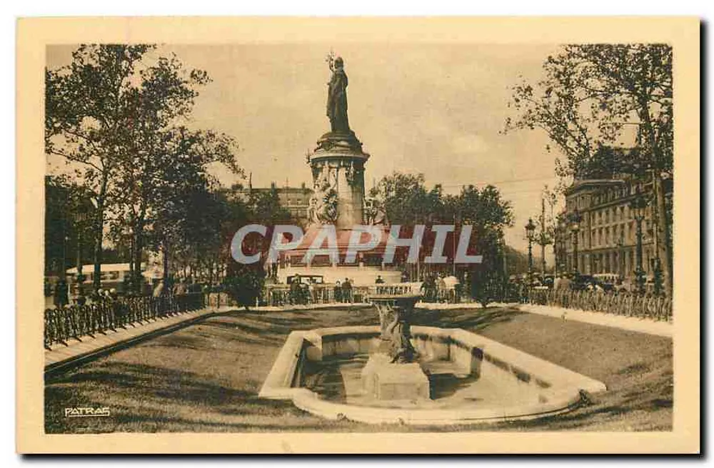 Place de la République — Paris — éditeur Patras, n°81 - Recto