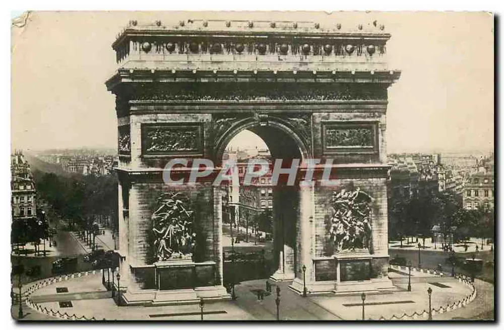 Arco do Triunfo — Paris — Foto Autêntica - Frente