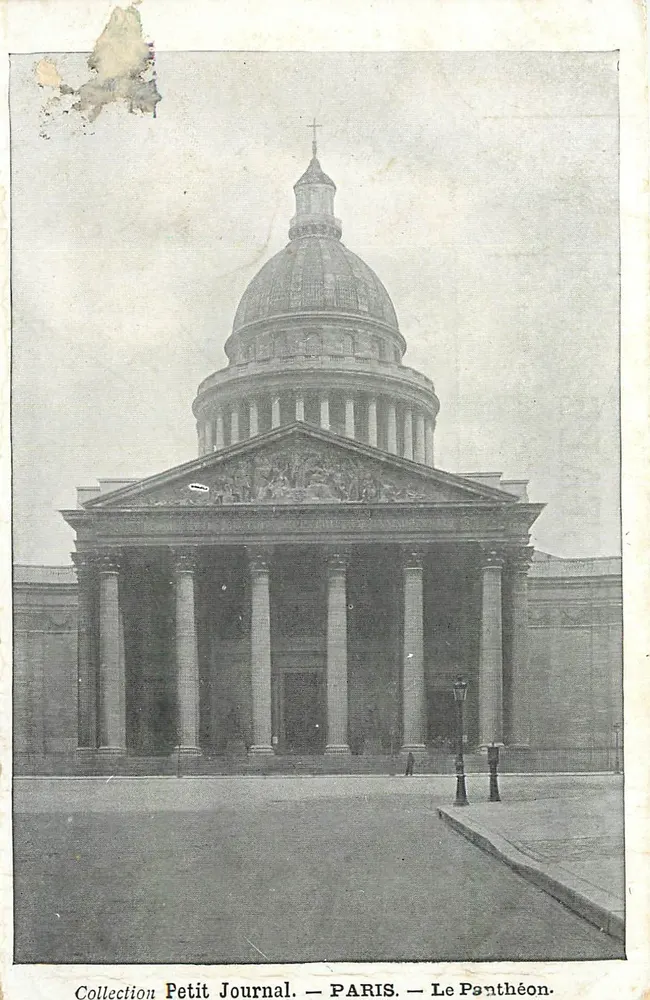 Paris — O Panteão — Coleção Petit Journal - Frente