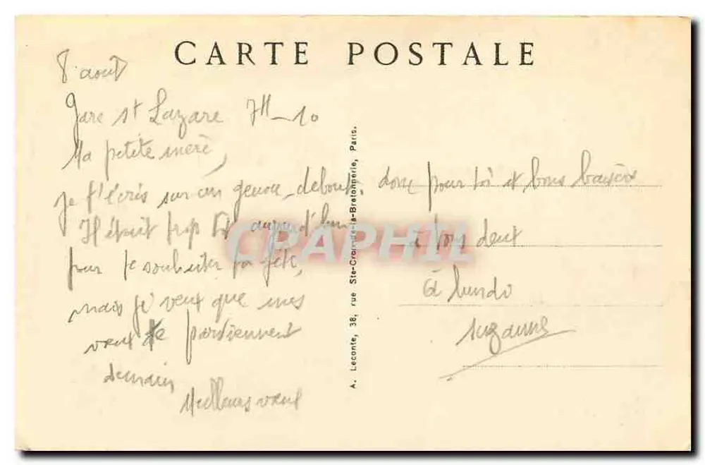 Paris — Notre-Dame and the Parvis — Graphphil, n°66 - Back