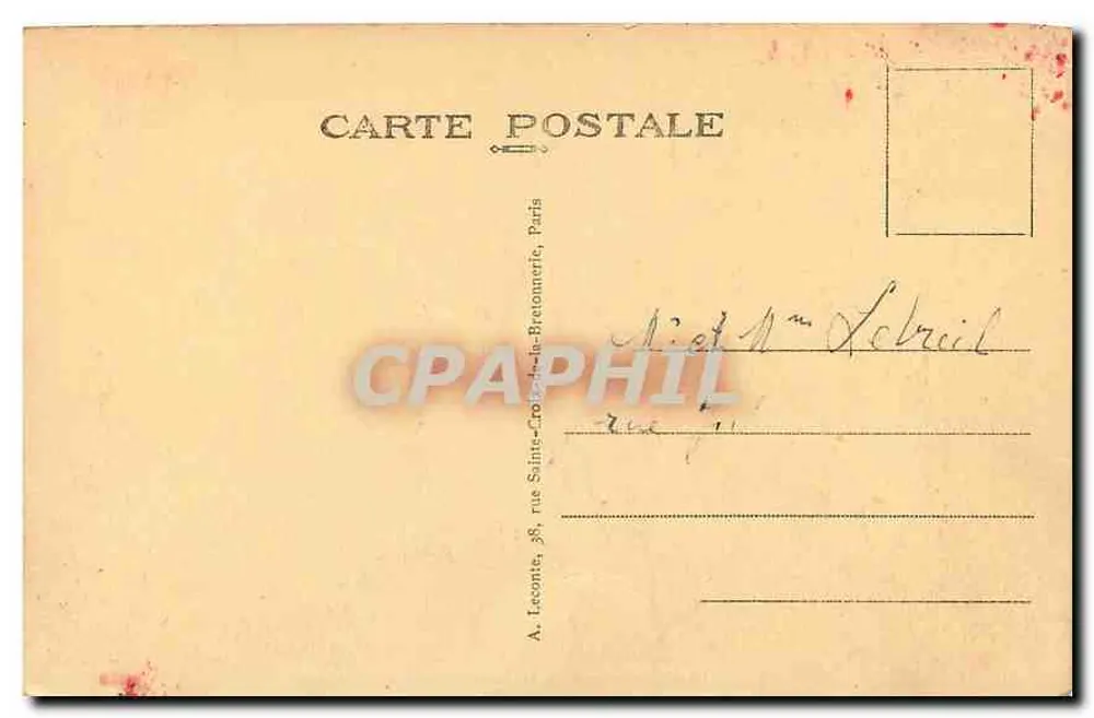 Paris - Praça da Bastilha - Coluna da Bastilha — editor Jull - Verso