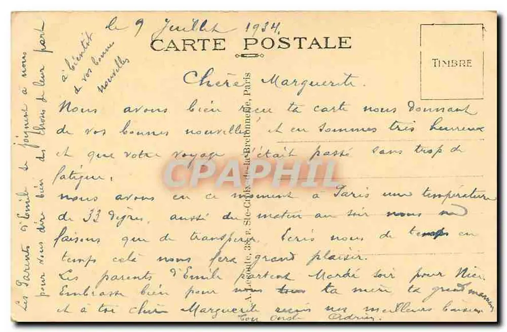 PARIS — Sacré-Cœur — A Basílica do Coração Sagrado — n°16 - Verso