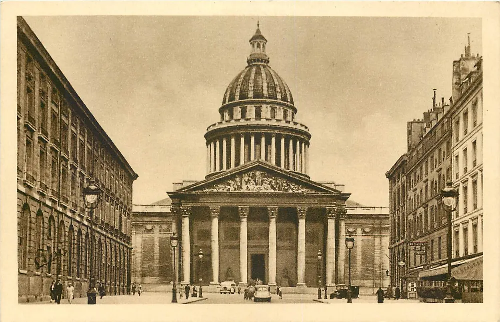 O Panteão — Paris — Editor A. Pecux, Albi - Frente