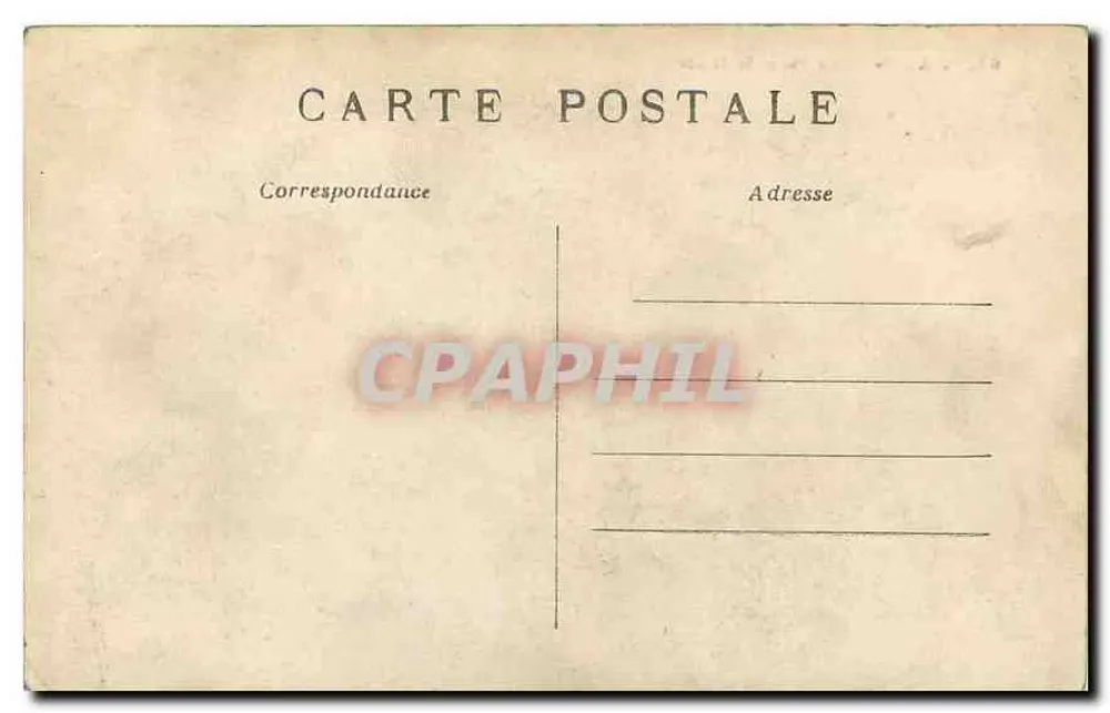 Paris — A Porta Saint-Denis — editor A. Havas, n° 51 - Verso