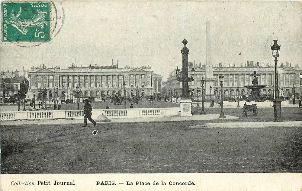 PARIS — La Place de la Concorde — Collection Petit Journal - Recto