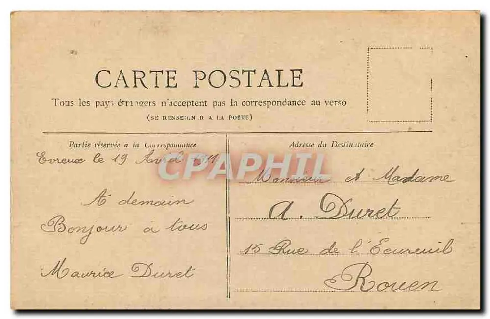 PARIS — La Place de la Concorde — Collection Petit Journal - Verso