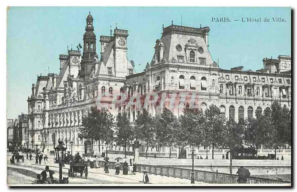 Paris — O Hôtel de Ville - Frente