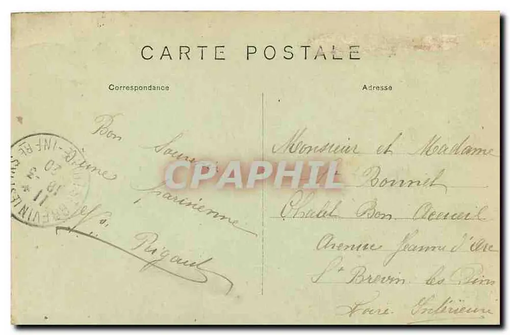 Paris (VIIIe) — Place de l'Étoile — L'Arc de Triomphe — F.E. Paris - Back