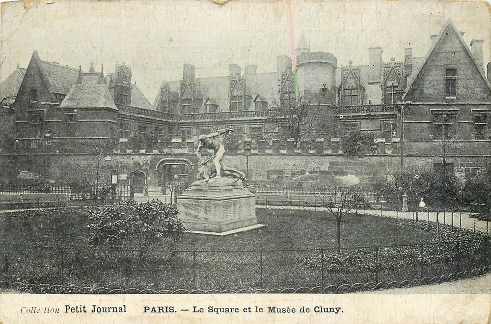 Paris — Le Square et le Musée de Cluny — Collection Petit Journal - Recto