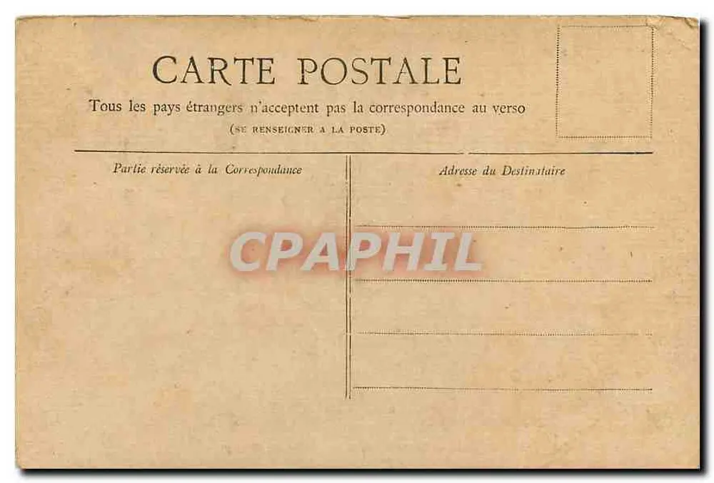 Paris — Le Square et le Musée de Cluny — Collection Petit Journal - Verso