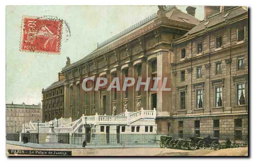 PARIS - Het Paleis van Justitie — uitgever niet zichtbaar, serie-nummer niet zichtbaar - Voorkant