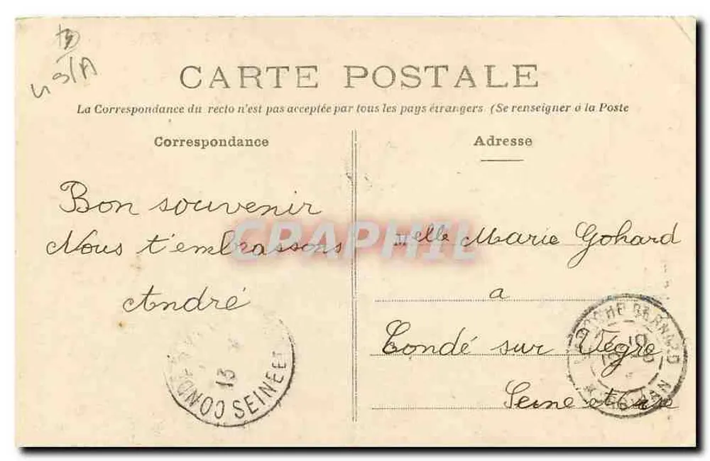 Angers — Logis Barrault — Museu das Artes - Verso